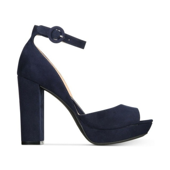 American Rag Navy Blue Heels - Picture 2 of 8